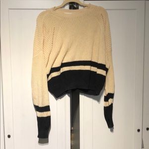 Nordstrom cropped light sweater